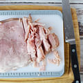 thinly sliced Virginia ham