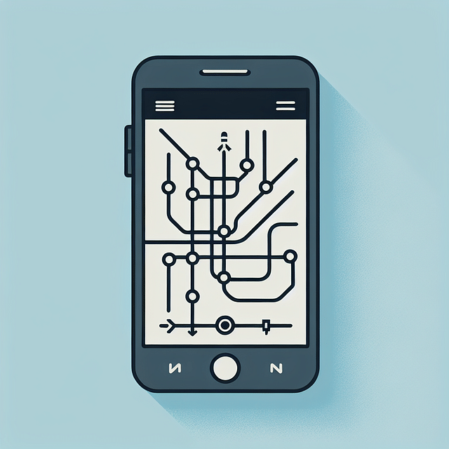 Smartphone screen displaying the RATP app with the Paris metro map