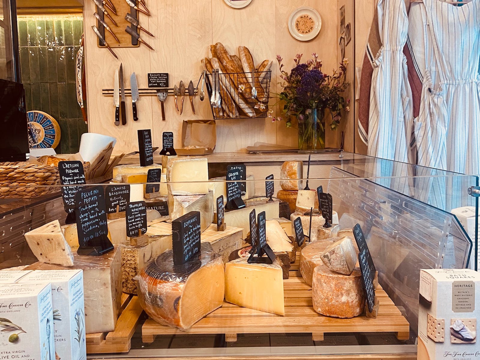 gourmet cheese shop interiors