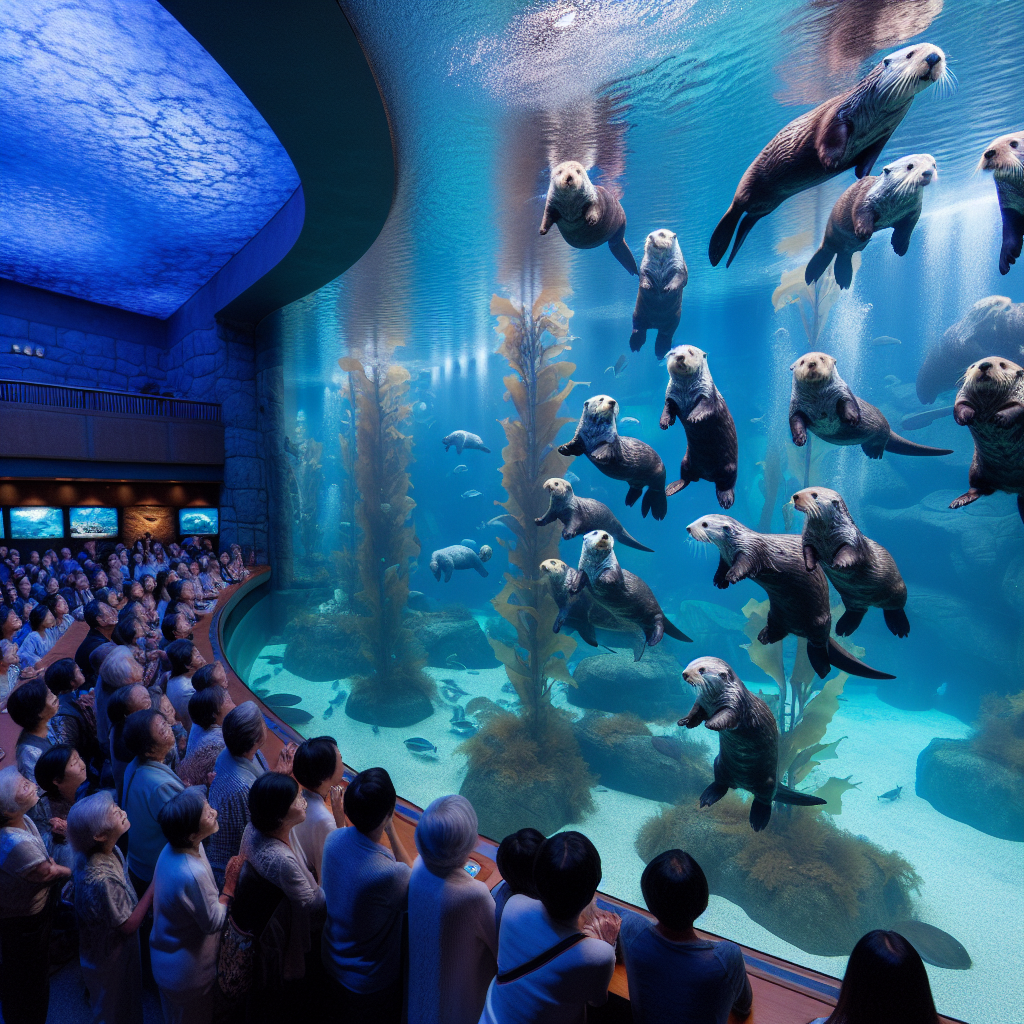 Monterey Bay Aquarium Sea Otters exhibit