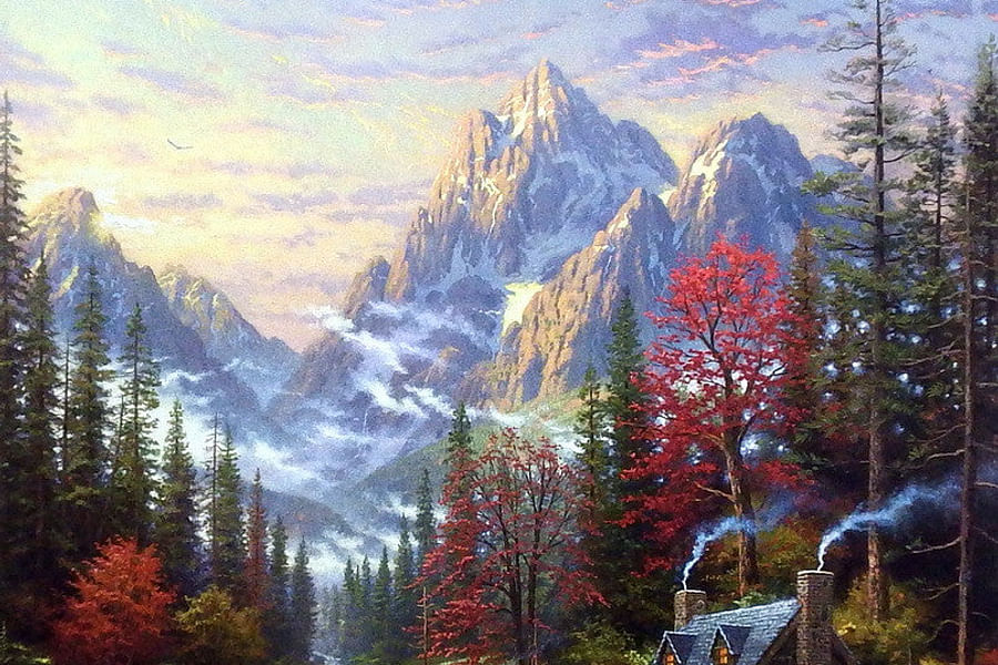 Thomas Kinkade paintings