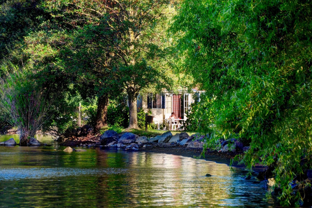 cycling around Lake Bracciano