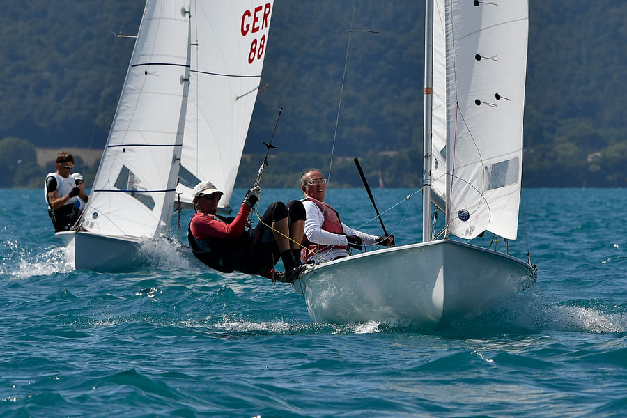 sailing Lake Bracciano