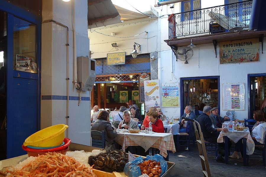 Aegina fish market