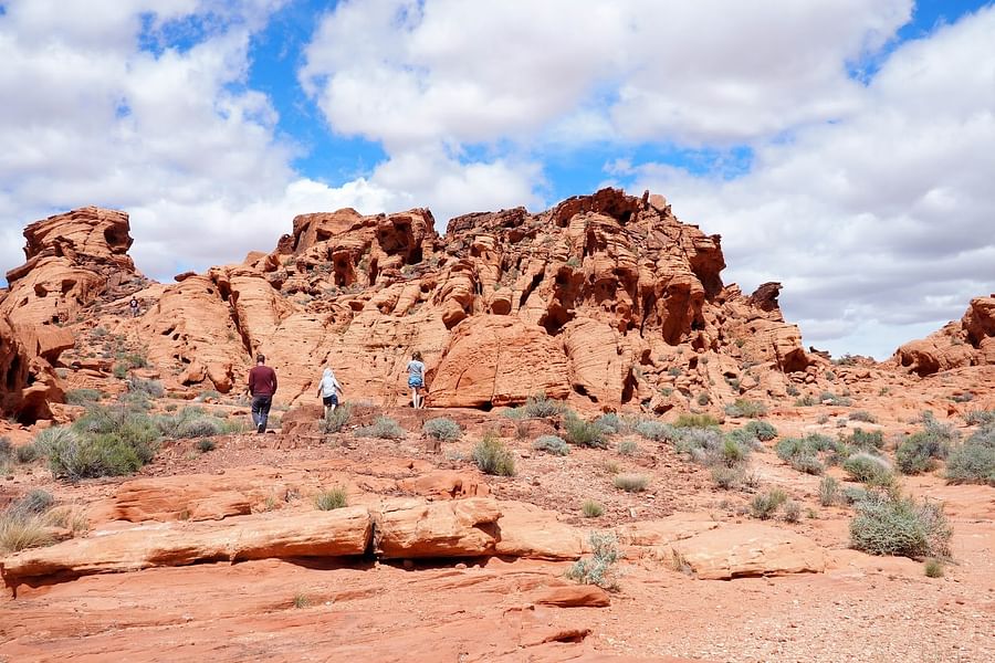 Valley of Fire rock climbing