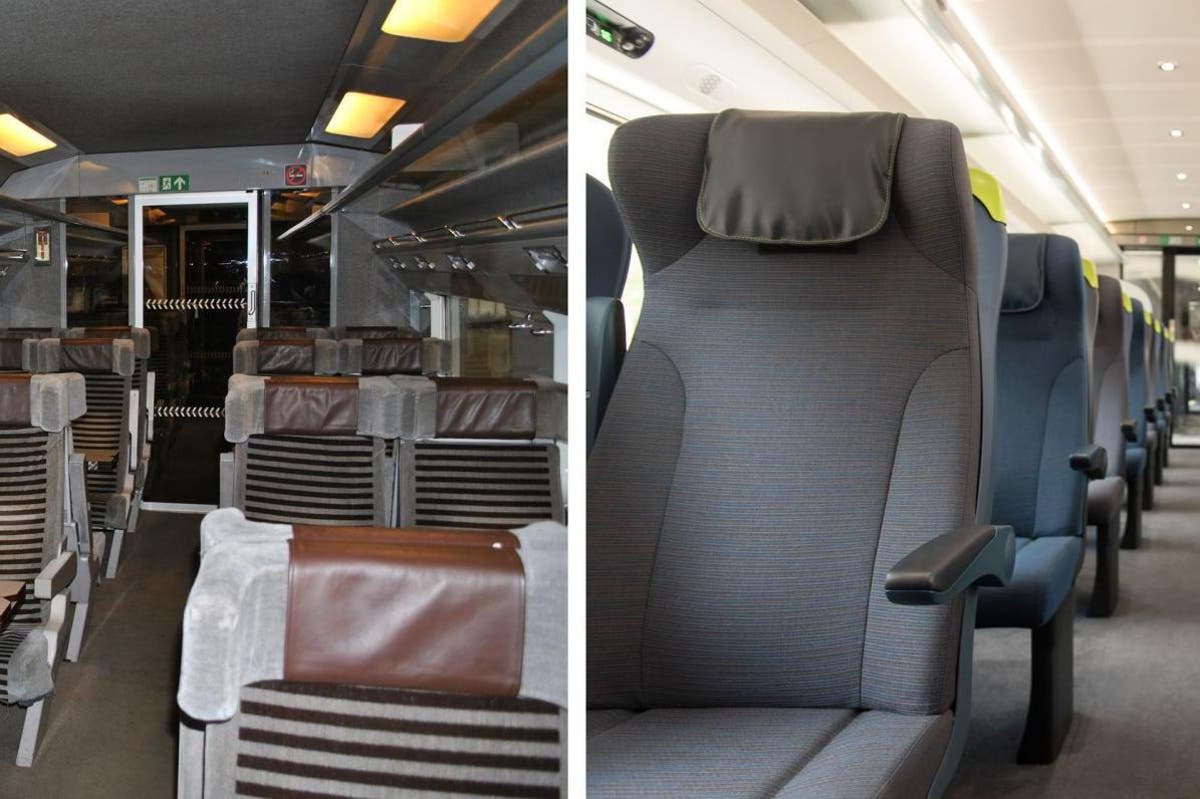 Eurostar Standard Class interior