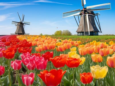 From Windmills to Tulip Fields: The Perfect Day Trip from Amsterdam