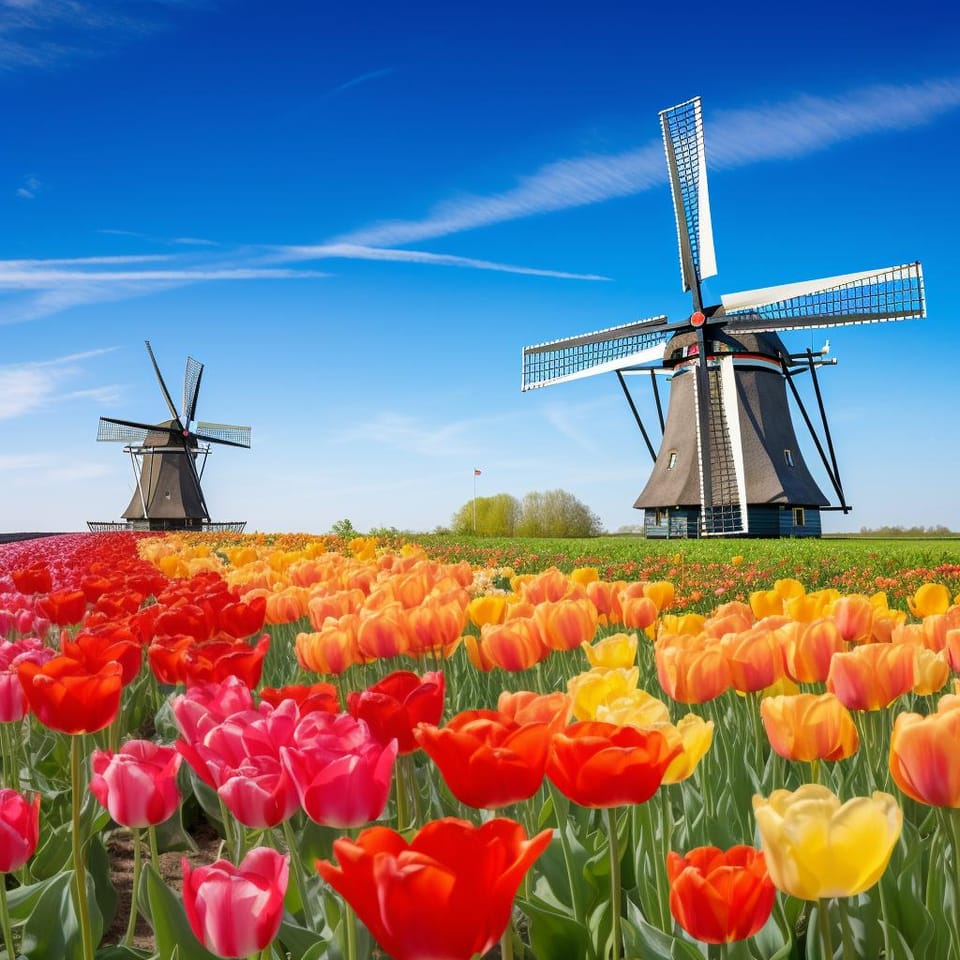 From Windmills to Tulip Fields: The Perfect Day Trip from Amsterdam